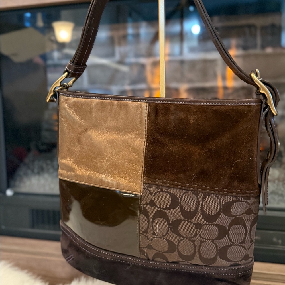 Vintage Coach patchwork